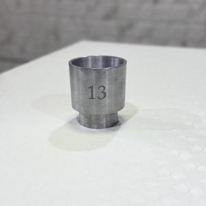 Pot à bougie rond de luxe en aluminium brossé, fait main, personnalisé, de haute qualité, pour la vente en gros et contenant à bougie unique - Product Image 5