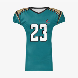 Maillot de football américain professionnel, uniforme athlétique anti-transpiration, logo personnalisé, couleurs d'équipe, vêtements de match - Product Image 1