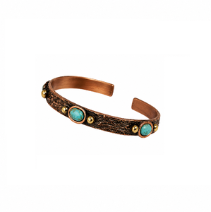 2020 New Year Gift Rustic Patina <b>Copper</b> Alloy antique finish patina cuff for Men antique patina earrings Cuff <b>Bracelet</b> - Product Image 2