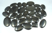 Lot en gros de cabochons en hématite naturelle 2026, pierres précieuses en vrac pour la guérison des chakras et usage spirituel