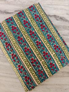 Tela de Algodón Estampada a Mano, Diseño Floral, Tela de Algodón Suave Hecha a Mano en India, Material para Vestidos, Estampado Personalizado, Proveedor Mayorista - Product Image 6