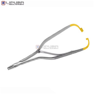 Boynton 12.0cm Curved Surgical Forceps Tungsten Carbide Needle <b>Holder</b> for Suturing Microsurgical Instruments Manual Standard-MOL - Product Image 2