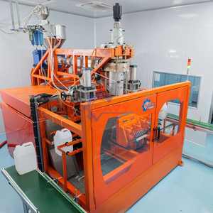 เครื่องเป่าขวดพลาสติก HDPE PP แบบอัตโนมัติเต็มรูปแบบ ผลผลิตสูง ขนาด 1-10 ลิตร - Product Image 2