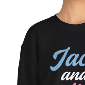 Sweat-shirt noir à motif graphique moderne, en molleton doux, col rond, manches longues, vêtement décontracté pour l'hiver - Product Image 5