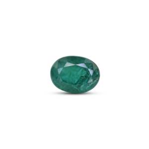Certified Natural Zambian Emerald 6.5 Carat Oval Cut Loose Gemstone for Fine Jewelry - Product Image 1