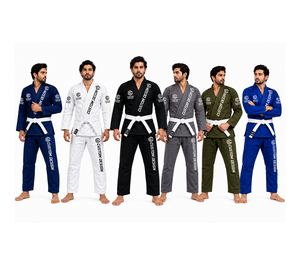 Kimono de Entrenamiento BJJ Unisex, 440 GSM, Tejido de Perlas, Costuras Reforzadas, Antibacteriano, Absorbe la Humedad, OEM, ODM, Logotipo Personalizado - Product Image 1