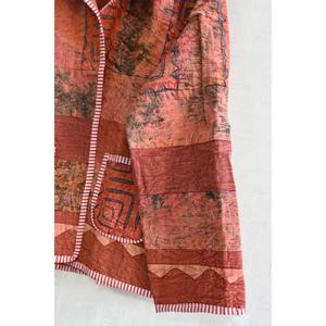 Abrigo Acolchado de Algodón Khambadiya Hecho a Mano, Bordado, Ecológico, Transpirable, de Secado Rápido, con Patrón Floral Bohemio Vintage para Invierno - Product Image 3