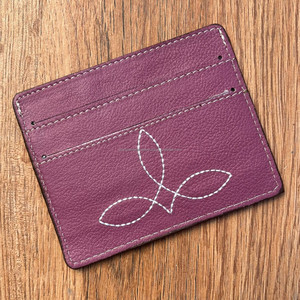 Portefeuille de porte-cartes en cuir de vache véritable multifonctionnel à la mode pour les femmes - Product Image 2