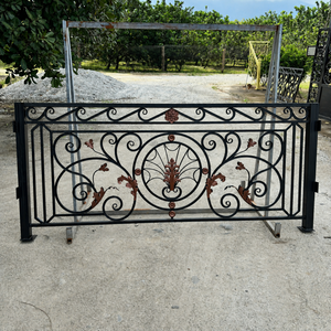 Durable Exterior Wrought Iron Railings: Premium Rust-Resistant Ornamental Metal Railings for Steps, Stairs & Outdoor Spaces - Product Image 4