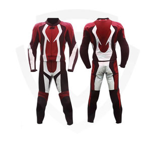 ชุดแข่งรถมอเตอร์ไซค์หนังแท้ระบายอากาศได้ดี พร้อมการเย็บคุณภาพสูง พิมพ์โลโก้ตามสั่ง สีและขนาดตามสั่ง - Product Image 1