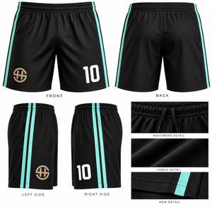 Ensemble d'uniformes de football personnalisés : Maillot de football, short contrastant, tenue d'équipe sportive, kit athlétique à manches courtes, vêtements de sport d'entraînement, vente en gros - Product Image 2
