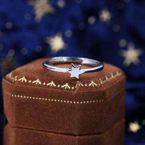 แหวนเงินแท้รูปดาวเล็กๆ ปรับขนาดได้ แหวนดาวแห่งดาวิด เครื่องประดับลายดาว แหวนดาวแห่งดาวิดขนาดเล็ก - Product Image 5