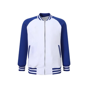 Vestes en molleton bleu roi de haute qualité, dernières tendances, avec possibilité d'ajouter des logos grecs personnalisés, vestes Letterman, sororités, fraternités - Product Image 1