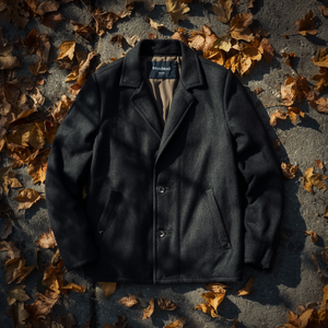 Chaqueta Estándar de Lana para Hombre con Relleno de Fibra de Poliéster - Product Image 4