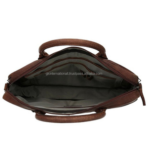 Bolso de cuero de vaca de grano completo para hombre, bolsa de hombro desmontable para oficina O USO COMERCIAL - Product Image 6