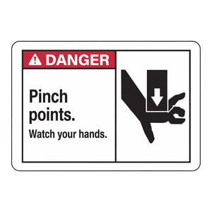 Señal de Seguridad de Puntos de Riesgo de Pinchazos - Señal de Advertencia de PVC Duradera para Áreas Industriales Interiores y Exteriores - Product Image 3