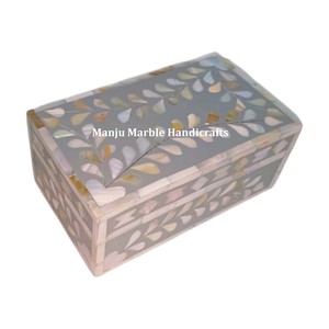 Nouvelle boîte d'incrustation d'os en MDF total fait à la main d'aspect moderne traditionnel avec une utilisation de collection unique et de haute qualité pour le stockage de bijoux - Product Image 2