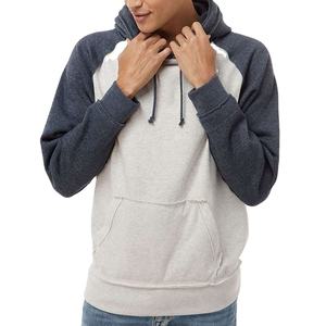 À la mode couleur bloc blanc doux coton broderie Logo unisexe pull sweat hommes sweats à capuche 2025 - Product Image 5