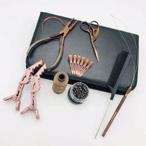 Kit complet d'entretien des extensions capillaires avec outils d'installation professionnels, accessoires de retrait, fournitures d'entretien, cheveux de qualité supérieure - Product Image 4