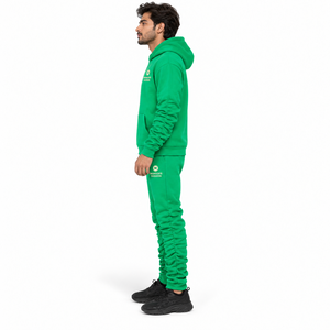 Conjunto Deportivo de Dos Piezas en Oferta, Chaqueta con Cierre Completo y Pantalones Deportivos Ajustados de Felpa de Algodón, Ropa Deportiva Urbana para Invierno - Product Image 3