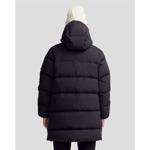 Chaqueta de plumón impermeable y cortavientos para mujer, gruesa, de invierno, con capucha, para exteriores, talla grande, al por mayor, abrigo acolchado cálido - Product Image 4