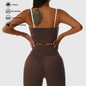 บราออกกำลังกายดีไซน์ใหม่สุดเร้าใจ แห้งเร็ว ยกกระชับ บราวิ่ง บราโยคะ สายไขว้ ปรับได้ ซิปหน้า บราสำหรับเล่นกีฬาสำหรับผู้หญิง - Product Image 2