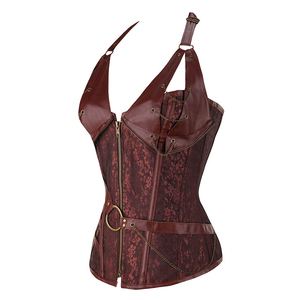 Corset en cuir pour femme sur mesure disponible avec taille personnalisée, corset en cuir au look professionnel avec prix très compétitif - Product Image 5