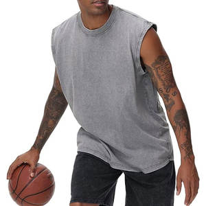 Débardeurs en coton sans manches pour hommes, coupe décontractée, pour la gym, la course, la plage, la musculation, le fitness et l'entraînement athlétique - Product Image 2