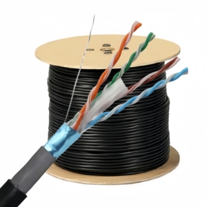 สายเคเบิลอินเทอร์เน็ต Cat6 แบบกำหนดเองจากโรงงาน สายเคเบิล Cat6 305 ม. UTP SFTP ทองแดงแท้ สายเคเบิลภายนอกอาคาร สายเคเบิลกล้อง FTP 23awg กันน้ำ สายเคเบิลเครือข่าย Lan - Product Image 4