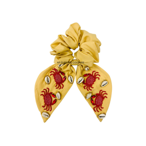 Coletero Blanco Bordado con Rosas, Cristales y Perlas, Accesorio para el Cabello con Cuentas, para Mujer, para Fiestas, Moda - Product Image 3
