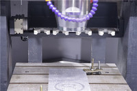 Machine de fraisage et de gravure CNC chinoise à cadre lourd, petite taille, entièrement fermée, en acier, 3 axes