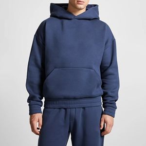 High Quality Custom 500 Gsm 100% Cotton Fleece Streetwear Tracksuit Oversized Straight Leg <b>Joggers</b> Men Tracksuit Set 2025 OEM - Product Image 4