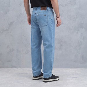 Jean ample en denim bleu pour homme – Pantalon décontracté streetwear vintage en coton confortable style hip-hop - Product Image 2