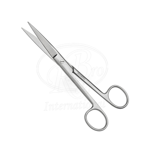 Tijeras Quirúrgicas Estándar de 6 Pulgadas, Afiladas, de Acero Inoxidable, Rectas, para Uso Médico y Clínico - Product Image 1