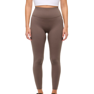 Leggings de yoga taille mi-haute pour femmes, avec logo personnalisé, effet ventre plat, écologiques, respirants, séchage rapide, longueur cheville, pour filles, entraînement et gym - Product Image 1