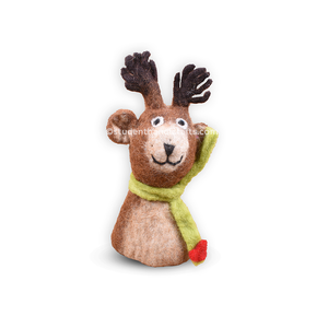 Deer Warmer Felt Rain <b>Office</b> Decor Accessory - Product Image 1