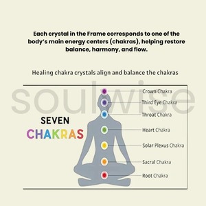 Marco de Cristal Curativo de 7 Chakras para Energía Positiva y Meditación - Product Image 6