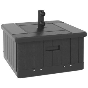 Supporto per Ombrellone da Esterno Nero, Base per Ombrellone da Terrazza, Accessorio per Arredamento da Patio - Product Image 5