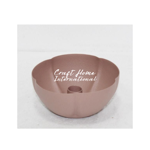 Bougeoir scandinave minimaliste moderne en aluminium fait main, étanche, style nordique, pour centre de table raffiné - Product Image 5