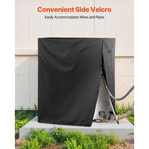 Universale 24X24X30 pollici con copertura a tre strati impermeabile in tessuto di poliestere maglia ventilazione nera per esterno - Product Image 6