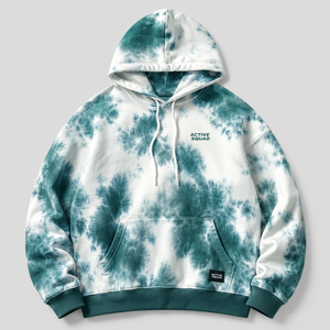 Sudadera con Cierre de Alta Calidad Active Squad, Mezcla de Algodón, Lavado Ácido, Estilo Urbano, Lavado a la Piedra, Vintage, Unisex - Product Image 1