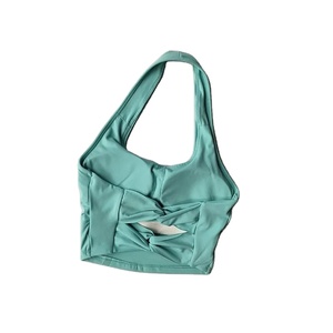 สปอร์ตบราสำหรับผู้หญิงบราสำหรับฝึกโยคะโยคะสายคล้องคอ - Product Image 1