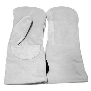 Guantes de Soldadura de Cuero Reforzado de Alto Rendimiento, Resistentes al Fuego, Certificación CE, 11 oz, Puño de Seguridad Antideslizante - Product Image 6