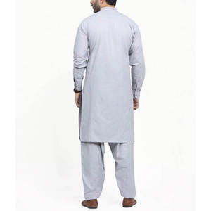 High Wrinkle-Resistant <b>Men's</b> <b>Kurta</b> Set Premium Breathable Cotton Shalwar Kameez Quick Dry Soft Finish Traditional <b>Men's</b> Apparel - Product Image 3