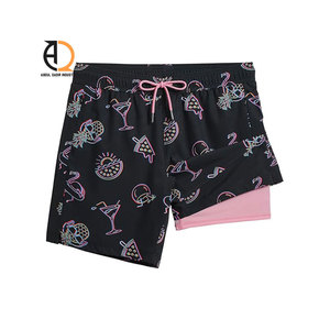 Shorts de Baño para Hombre con Estampado Moderno - Product Image 4