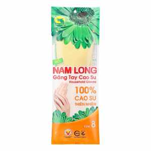 Gants longs en caoutchouc, design polyvalent pour la vaisselle et les tâches de lessive - Product Image 1