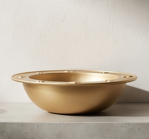 Contemporary <b>Gold</b> Aluminum Christmas Star Rim Table Decoration Shaped Bowl Sculpted Holiday <b>Ornament</b> for Home Decor Accent - Product Image 1
