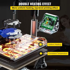 Pressa a Caldo per Sublimazione 5-in-1 da 800W, 12x15 Pollici, con Doppi Controlli Digitali per T-shirt e Tazze - Product Image 3