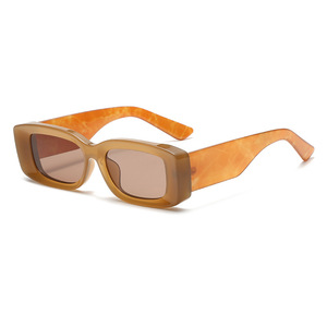 Cross-border New Style <b>Square</b> Unisex <b>Sunglasses</b> European-American Retro Thick Frame UV400 Lightweight Fashionable Trendy - Product Image 5