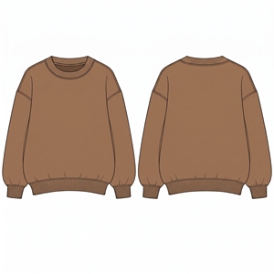 <b>Womens</b> Knitted Cotton Fleece <b>Hoodie</b> Pullover Sweatshirt Soft Warm Hooded Top Casual Winter Clothing Custom Embroidery Logo - Product Image 2